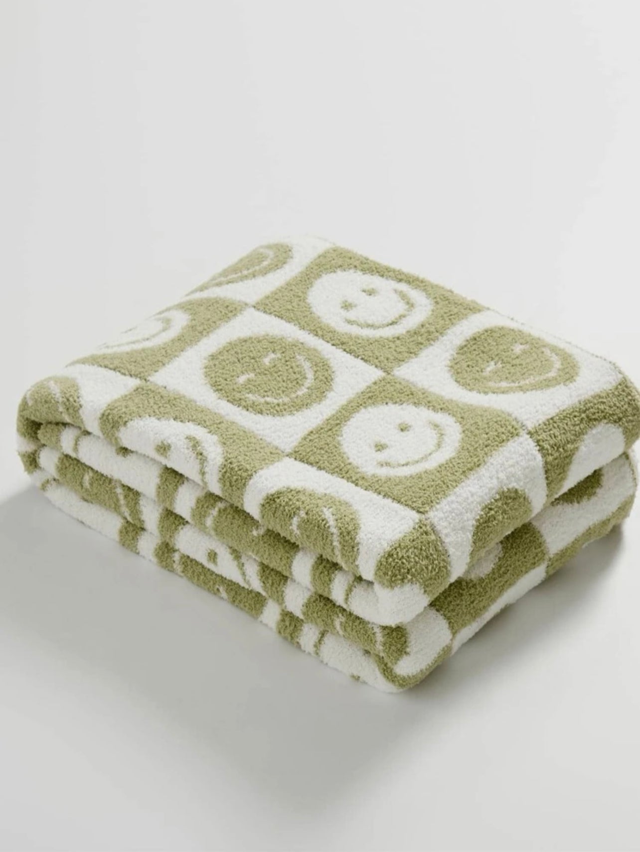 Smile Checkered Kids Blanket