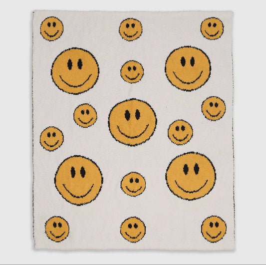 Smiley Face Kids Blanket