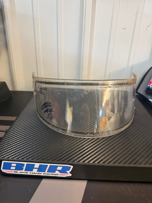 Race-worn Helmet Visor 2